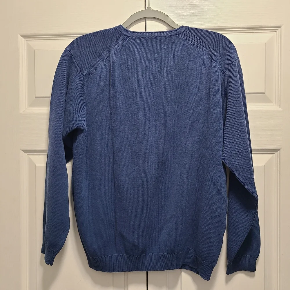 Tommy Bahama Blue Silk Cotton‎ Men's Sweater Size M